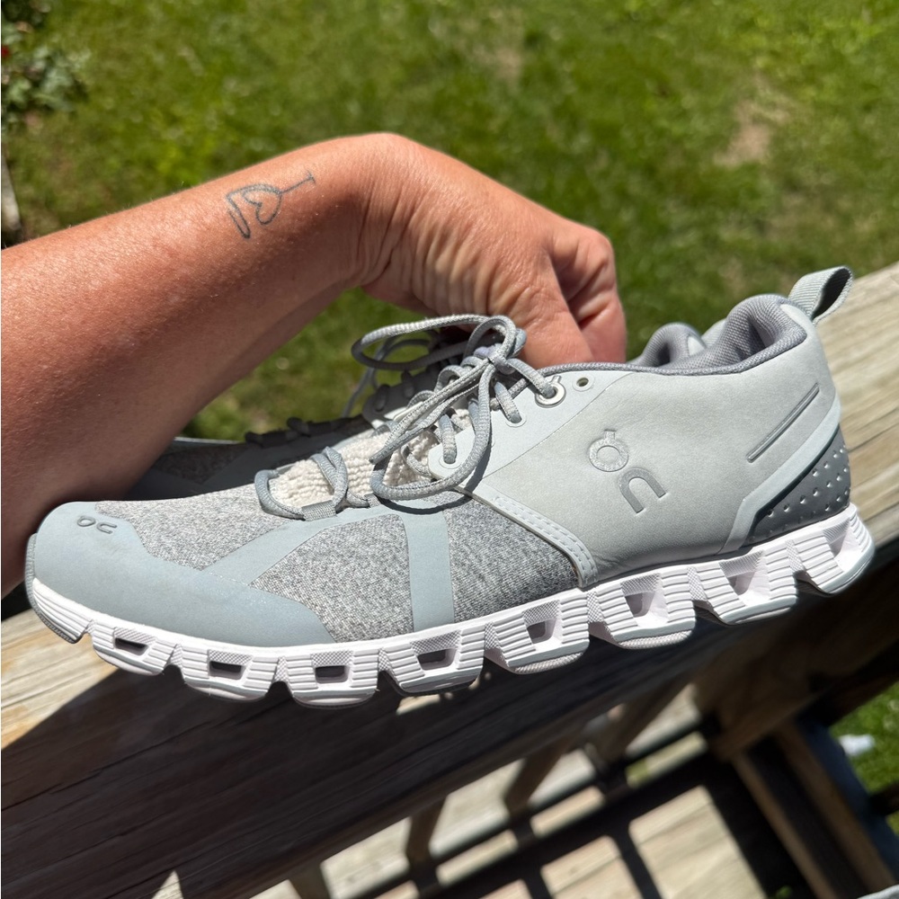 On Running Gray and White CloudTec Athletic Shoes size 7.5 but fit more like a 7